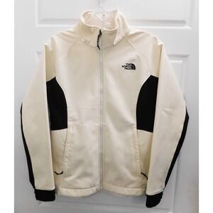The North Face C778‎ Cream Black Jacket For Women sz S